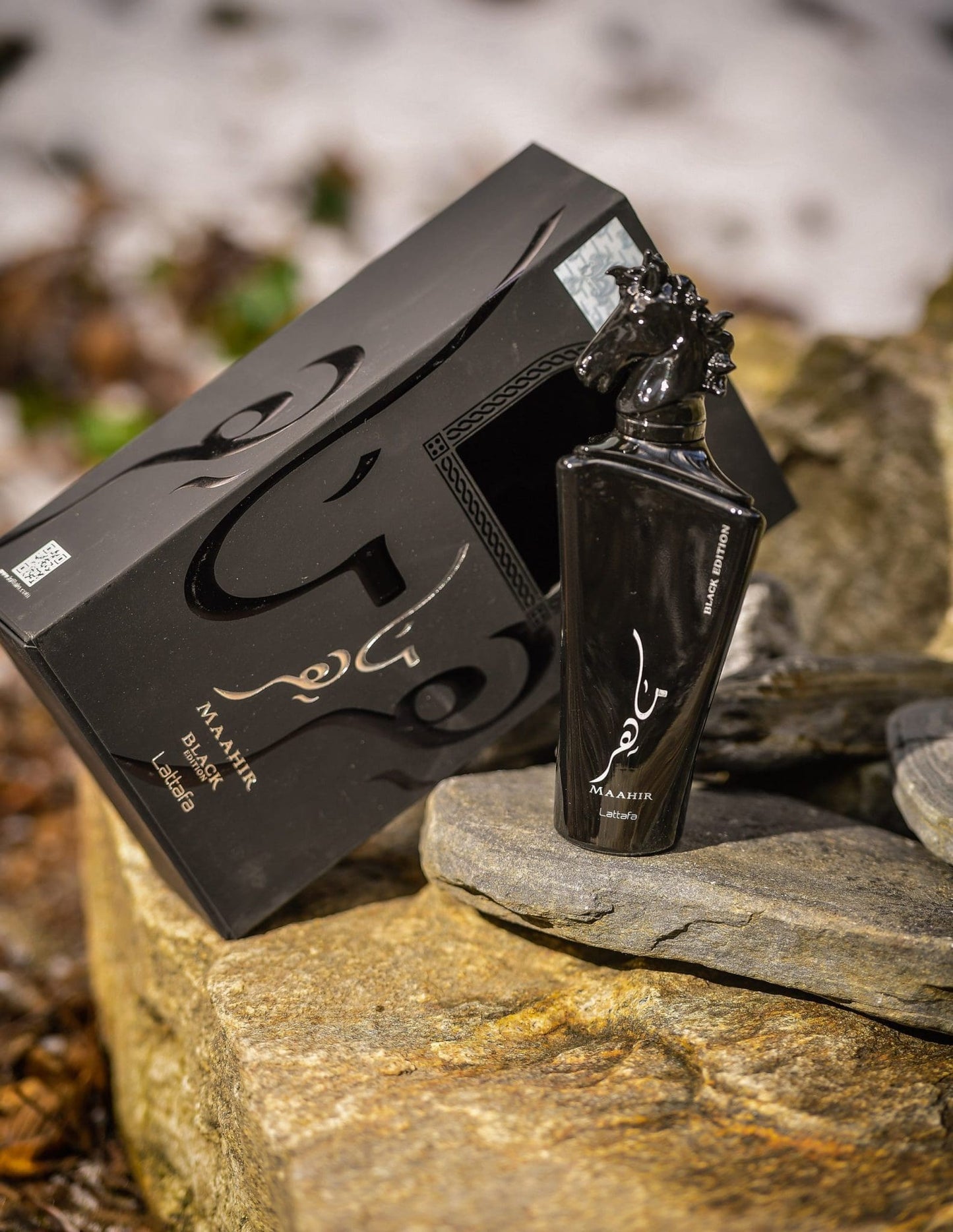 Apa de Parfum Maahir Black Edition, Lattafa, Barbati - 100ml